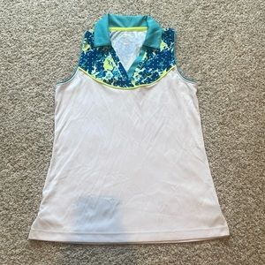 Quarter Collar Exercise Tank Top